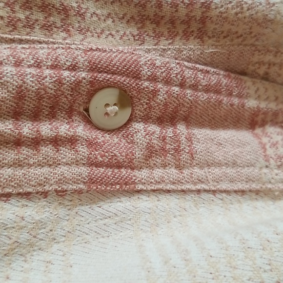 We The Free Pink and Cream Plaid Jacket - Picture 4 of 8